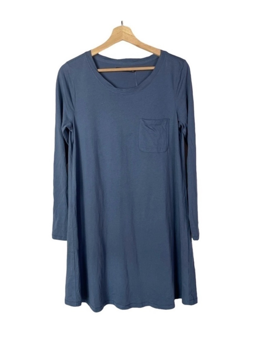 Abercrombie & Fitch Blue Long Sleeve Pocket Tee